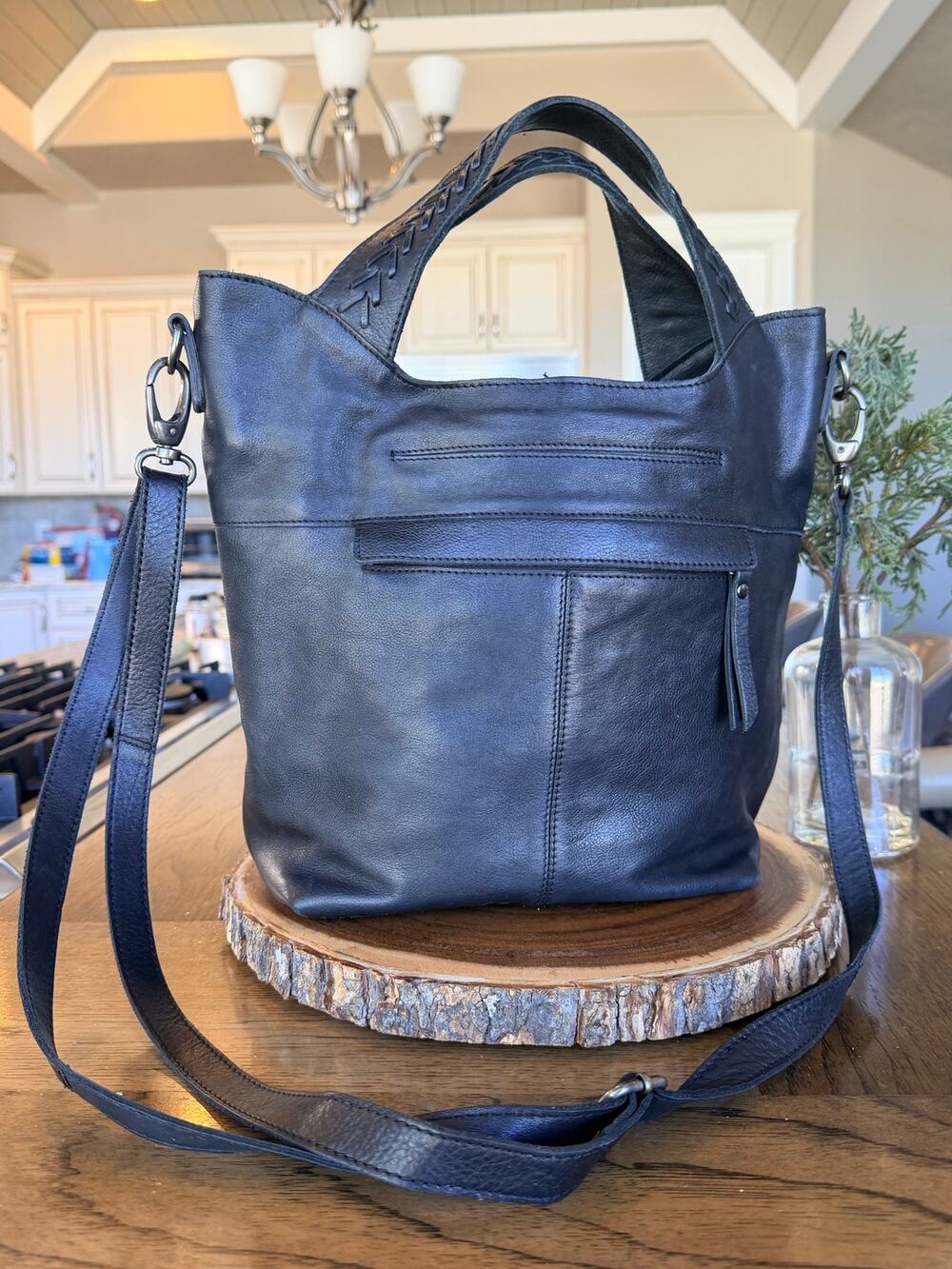 Latico Mason Leather Crossbody Tote
